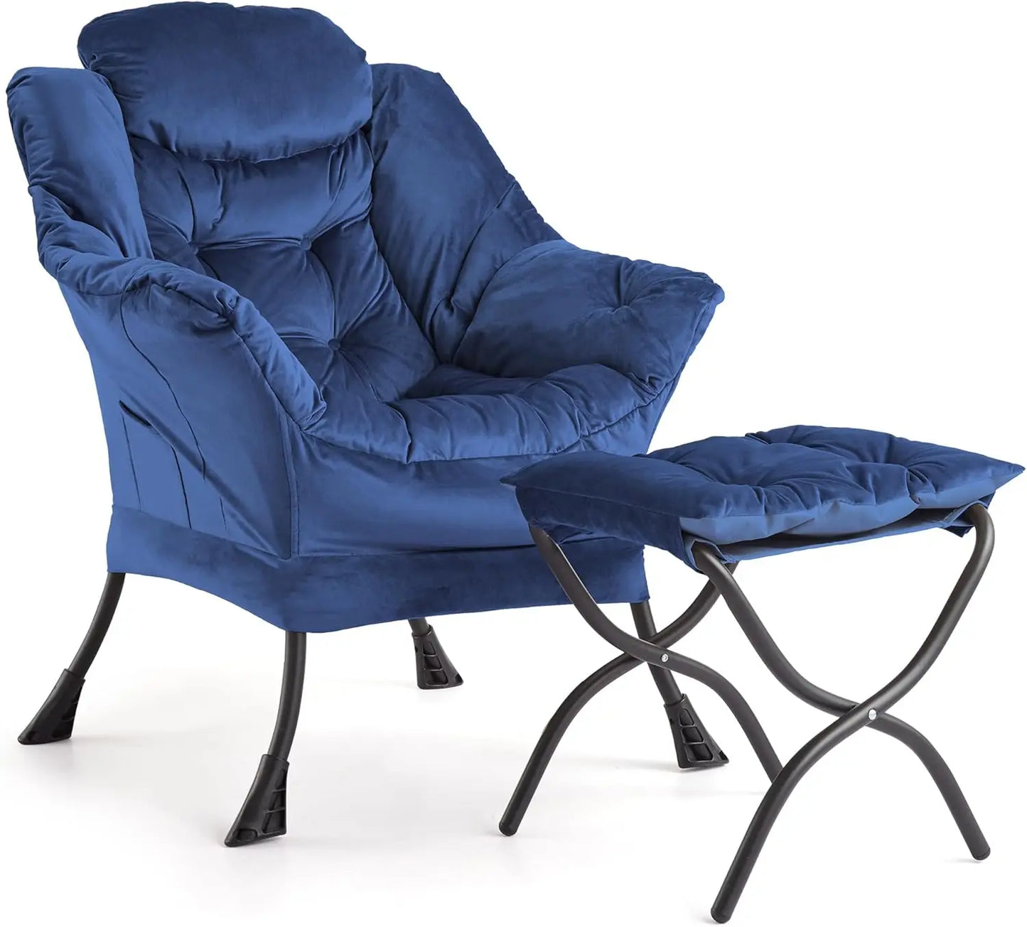 HiMISS Lazy Chair With Folding Footrest Armchair