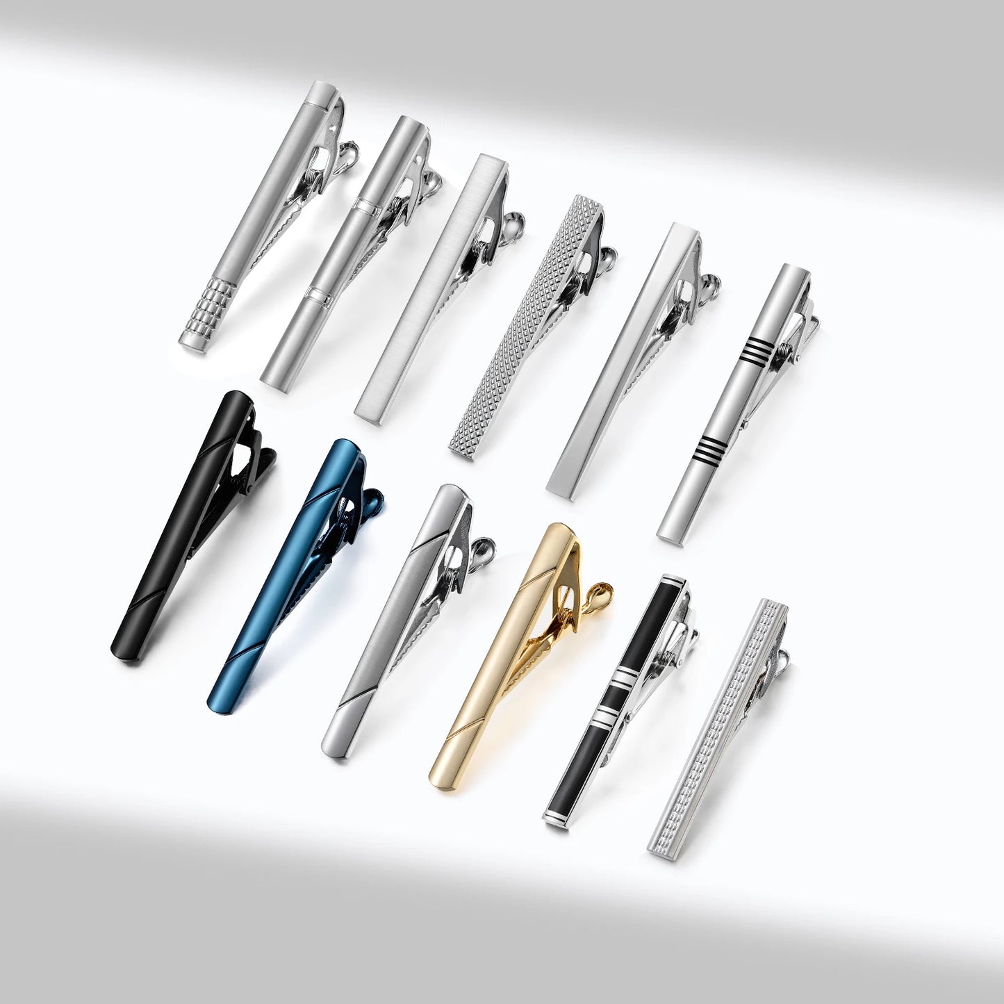 UJOY Minimalist Tie Clip For Men Cuff Pin Lawyer Style