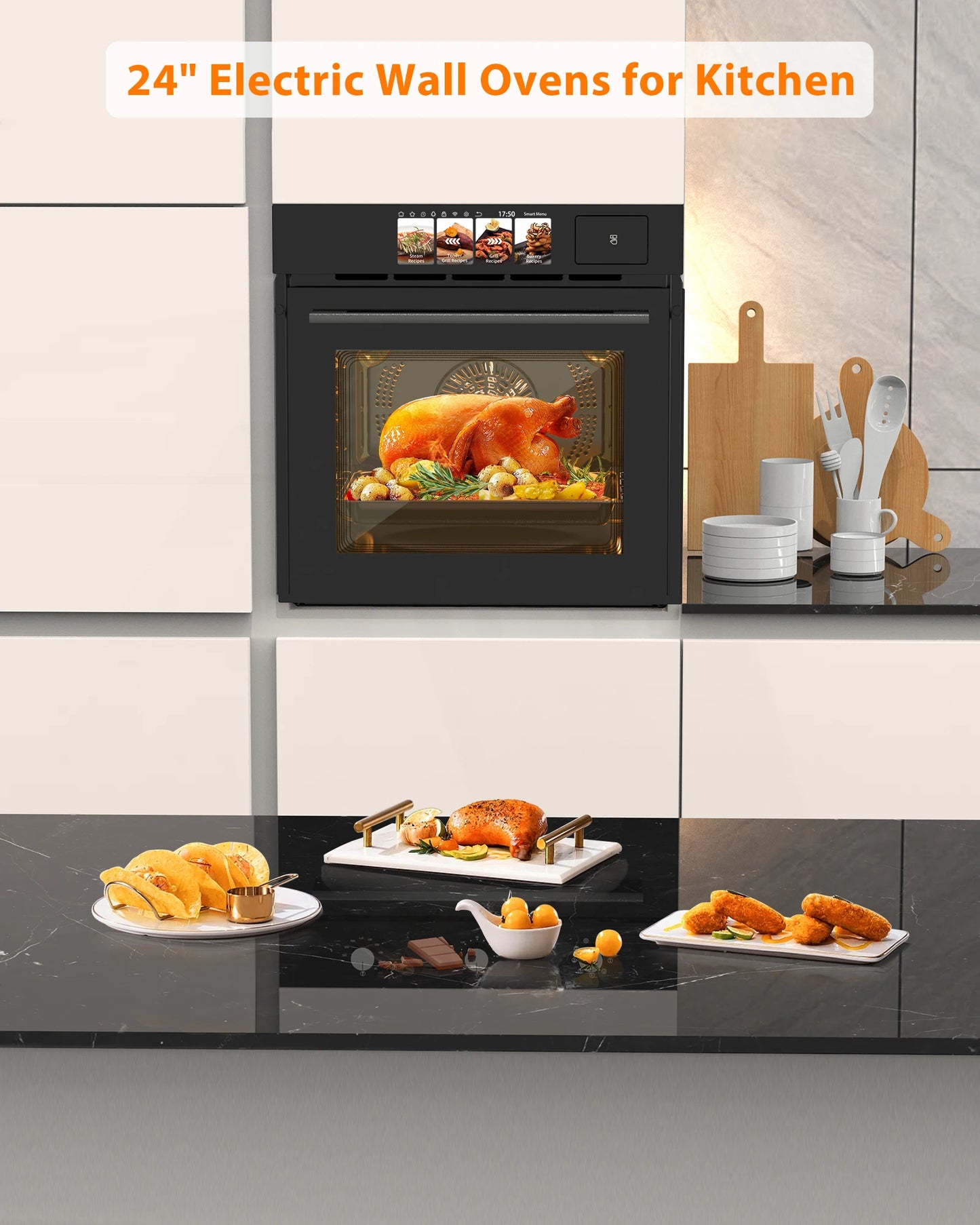 Adoolla Built-in Electric Wall Oven With TFT Display