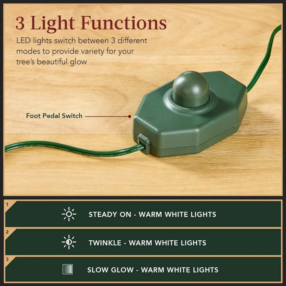 Best Choice Products Prelit Snow Flocked Artificial Christmas Tree