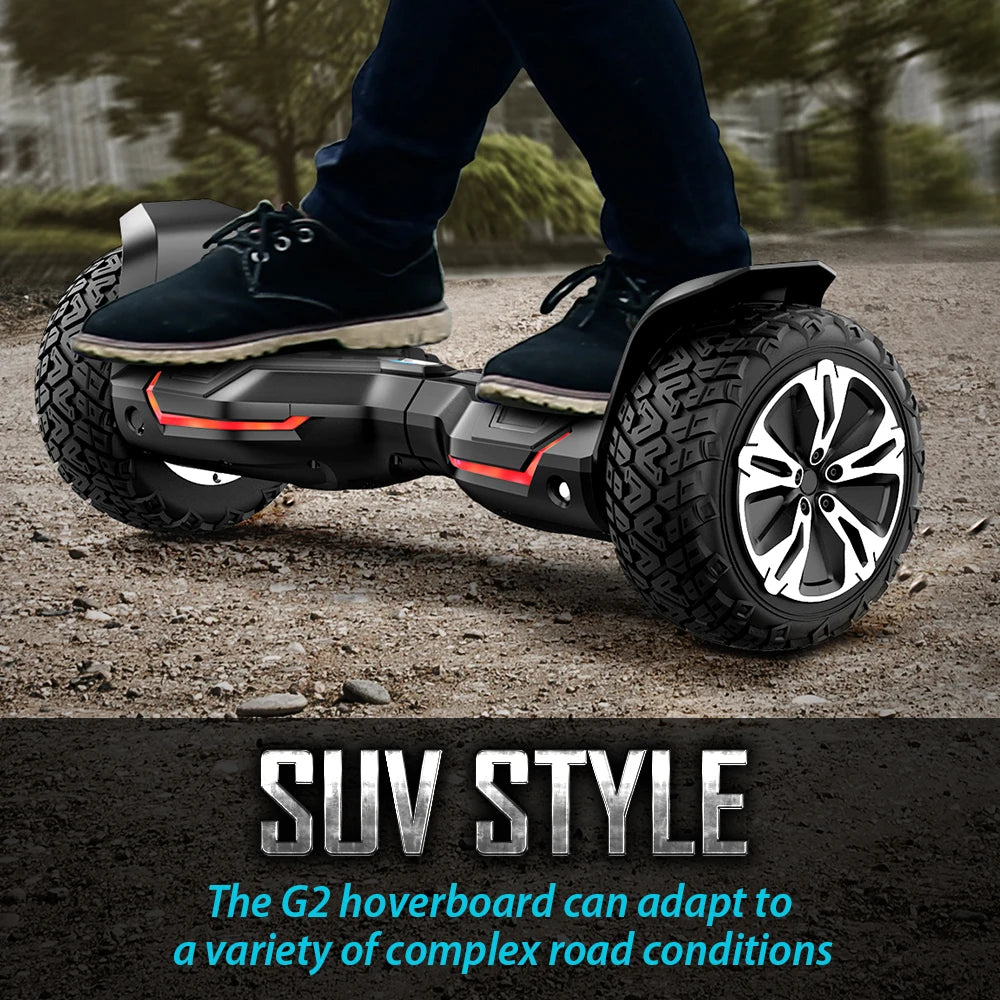 UL2272 Certified All-Terrain Hoverboard Self-Balancing Scooter With Bluetooth