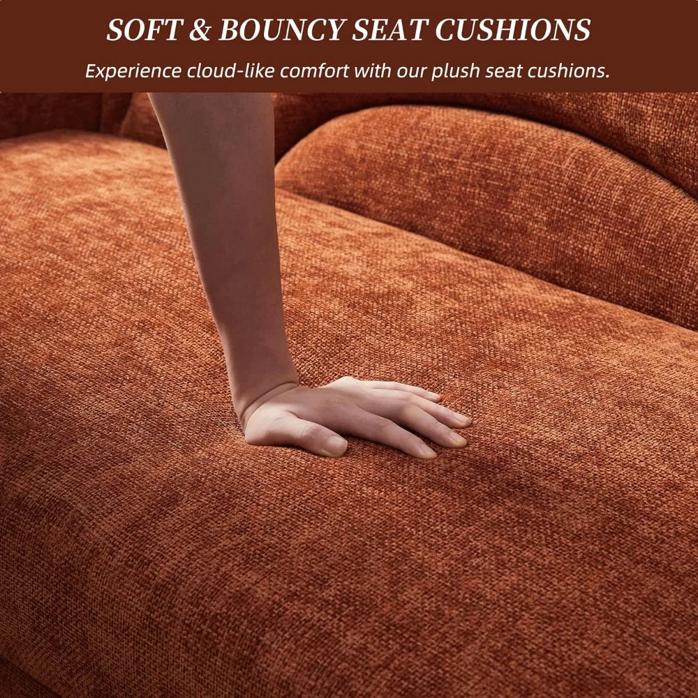 Indoor Chaise Lounge Chair With Right Armrest Upholstered Sofa Bed