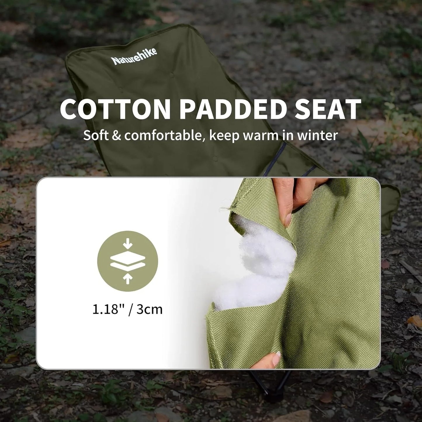 Naturehike Moon Chair High Back Folding Lounge Seat
