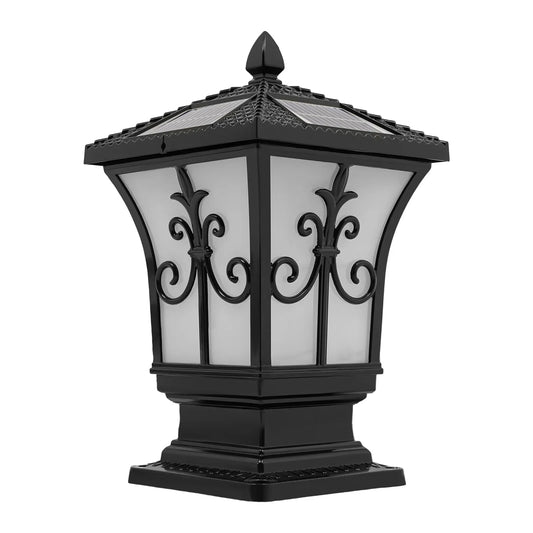Bymaocar Outdoor Solar Post Light With Remote