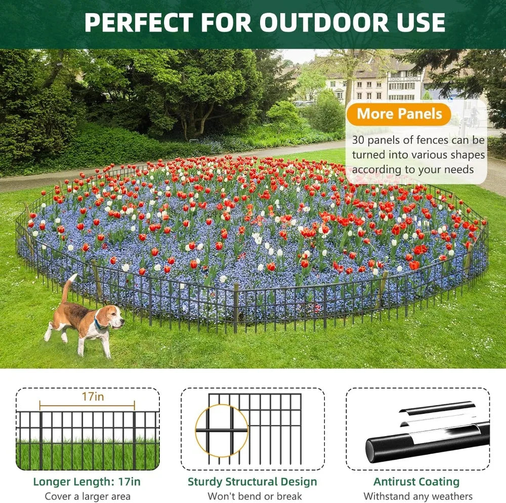 No Dig Garden Fence Animal Barrier For Gardens