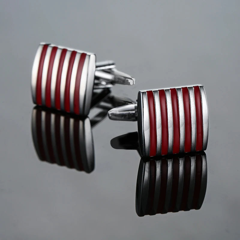 Classic Round Cufflinks For French Shirt Rudder Star Pattern