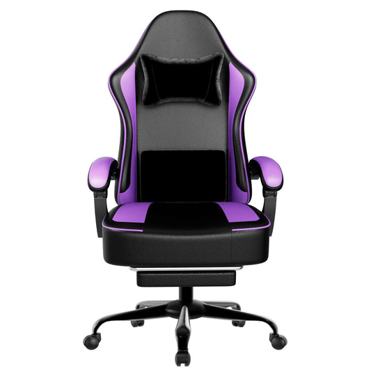 AnYu Furniture Gaming Chair With Pocket Spring Cushion And Footrest