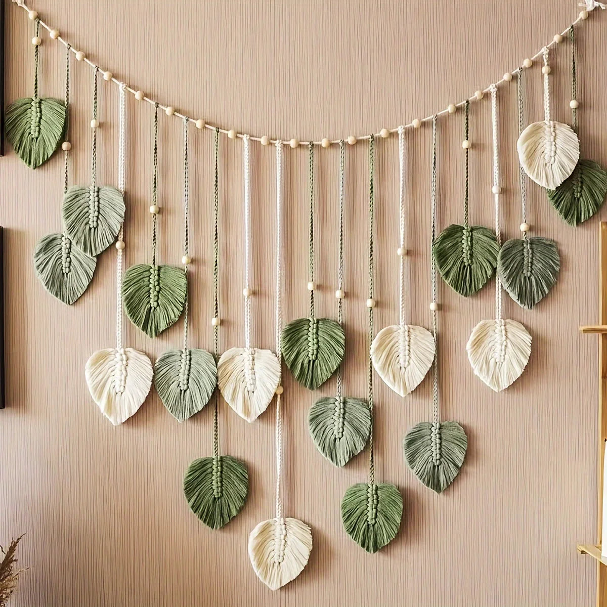 Modern Woven Wall Decor Bohemian Style Feathers Gift