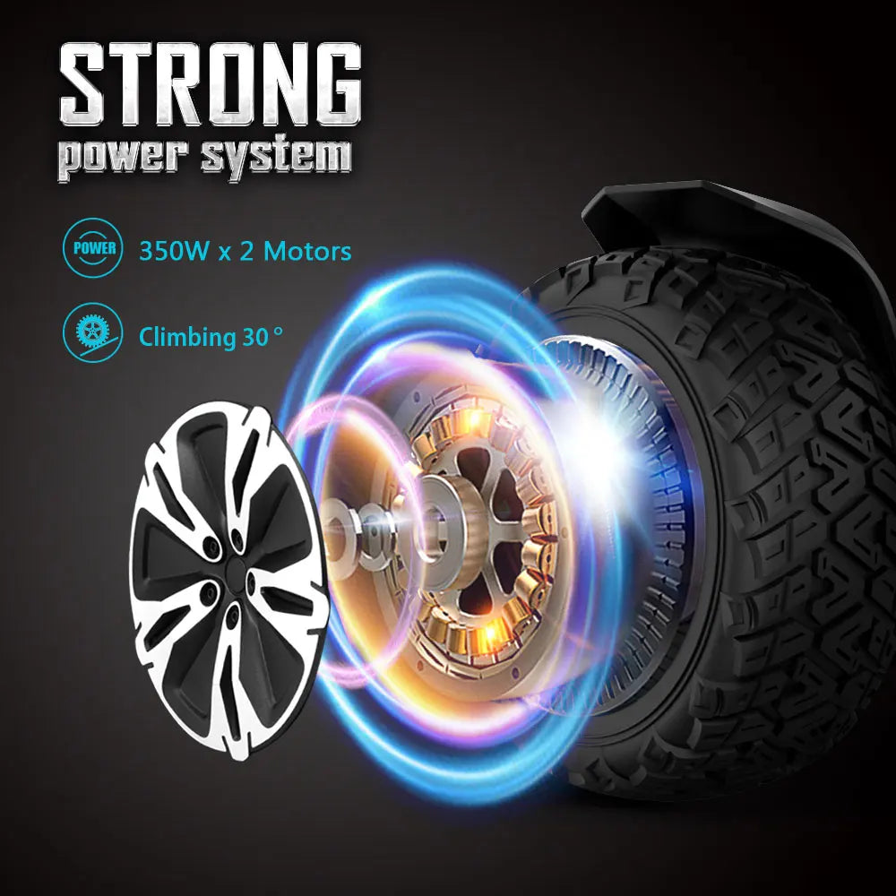 Warrior 350W Dual-Motor Off-Road Self-Balancing Scooter With Speaker