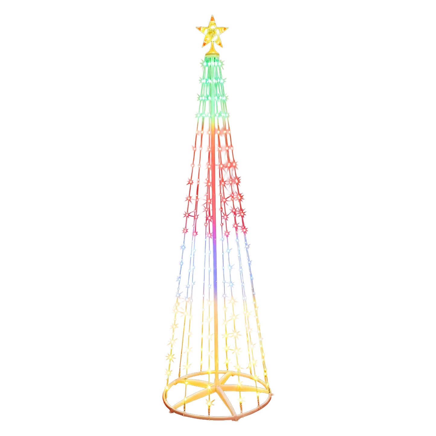 Hello Fairy RGB LED Christmas Tree 295LED Prelit With Remote