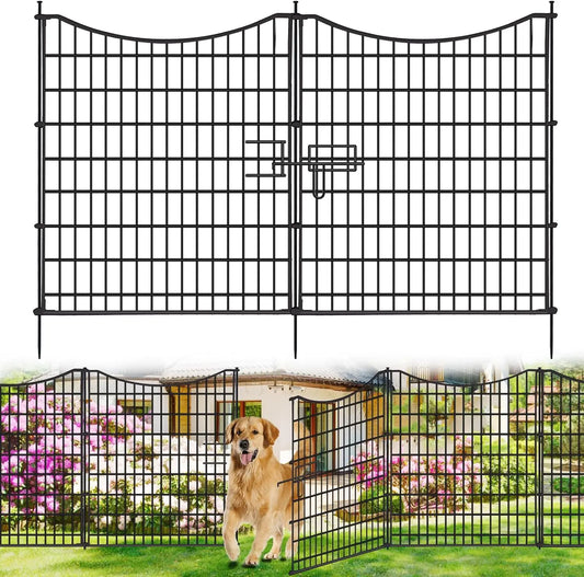 No Dig Decorative Fence Gate Garden Animal Barrier Rustproof Wire