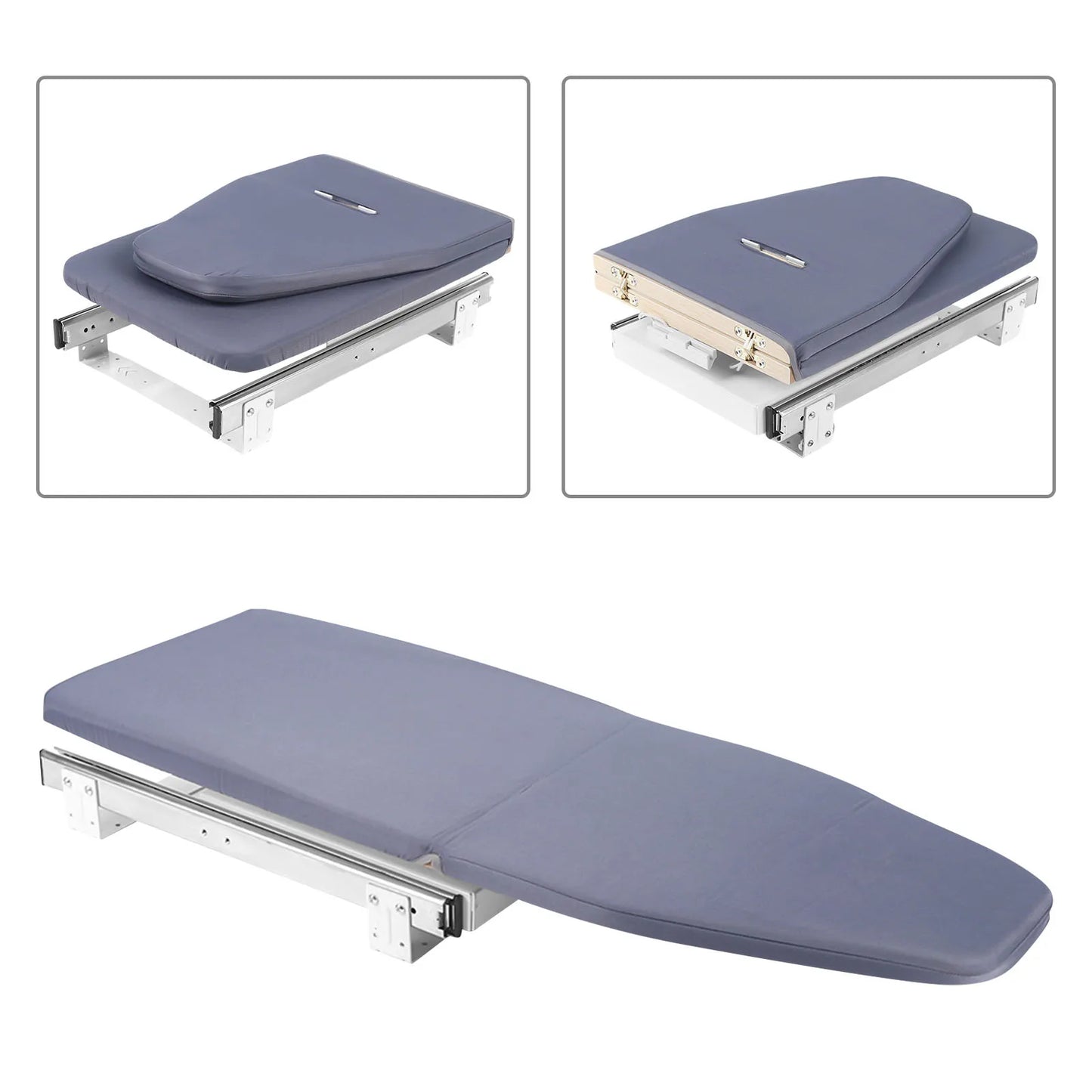 Hign Concerned SpaceSaving Folding Ironing Board Cabinet Mount Featuring Mechanism