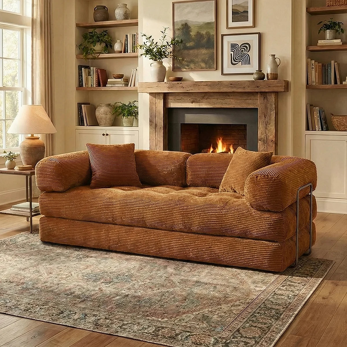 YQzyphyna Futon Sofa Bed 4in1 Convertible Couch For Living Room