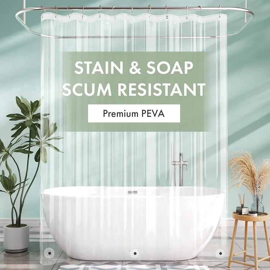 Guangdong Craft Of Weaving Shower Curtain Liner With Magnets