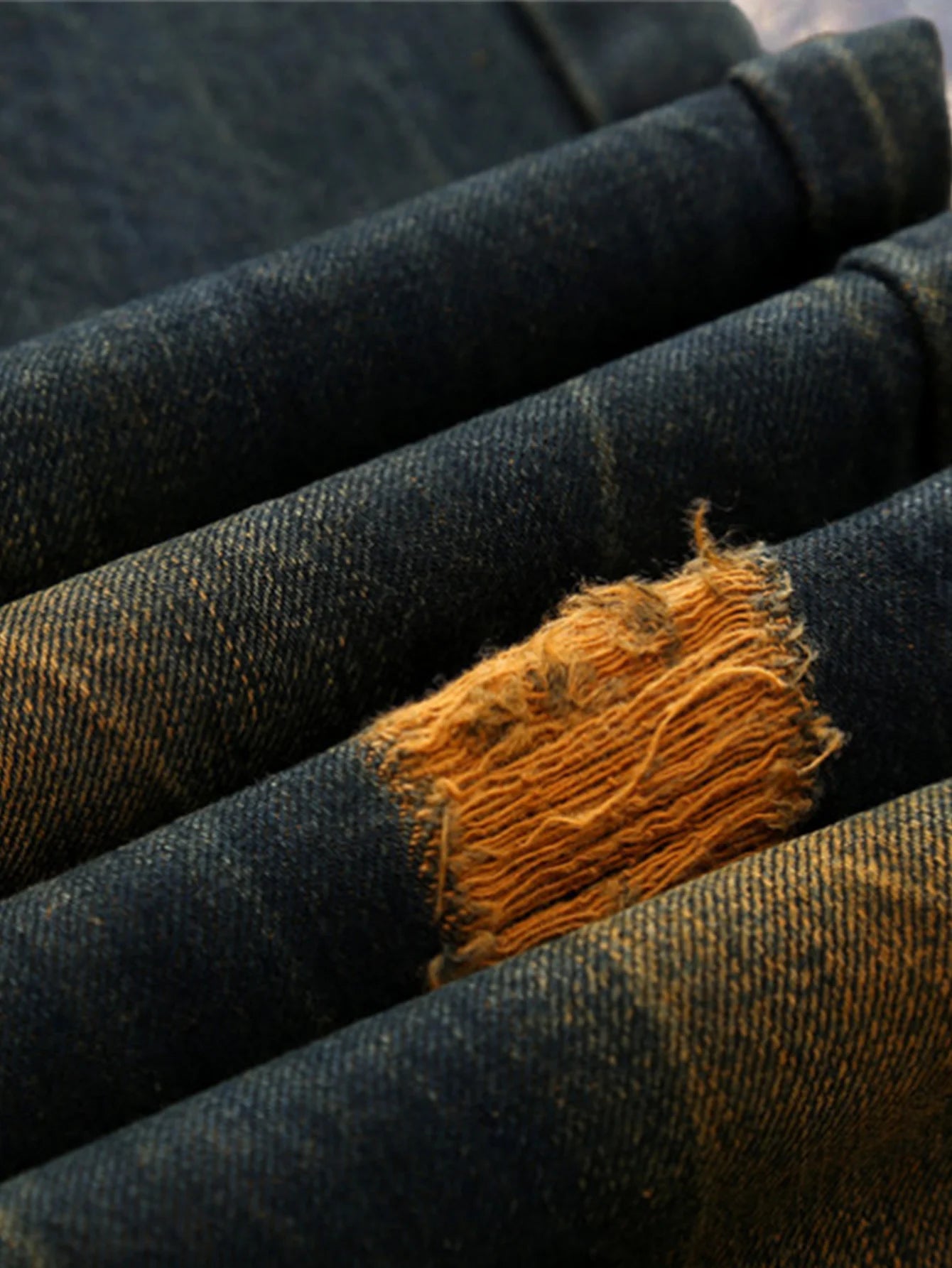Men's Retro Straight Jeans Cotton Blend Fabric For Everyday Wear
