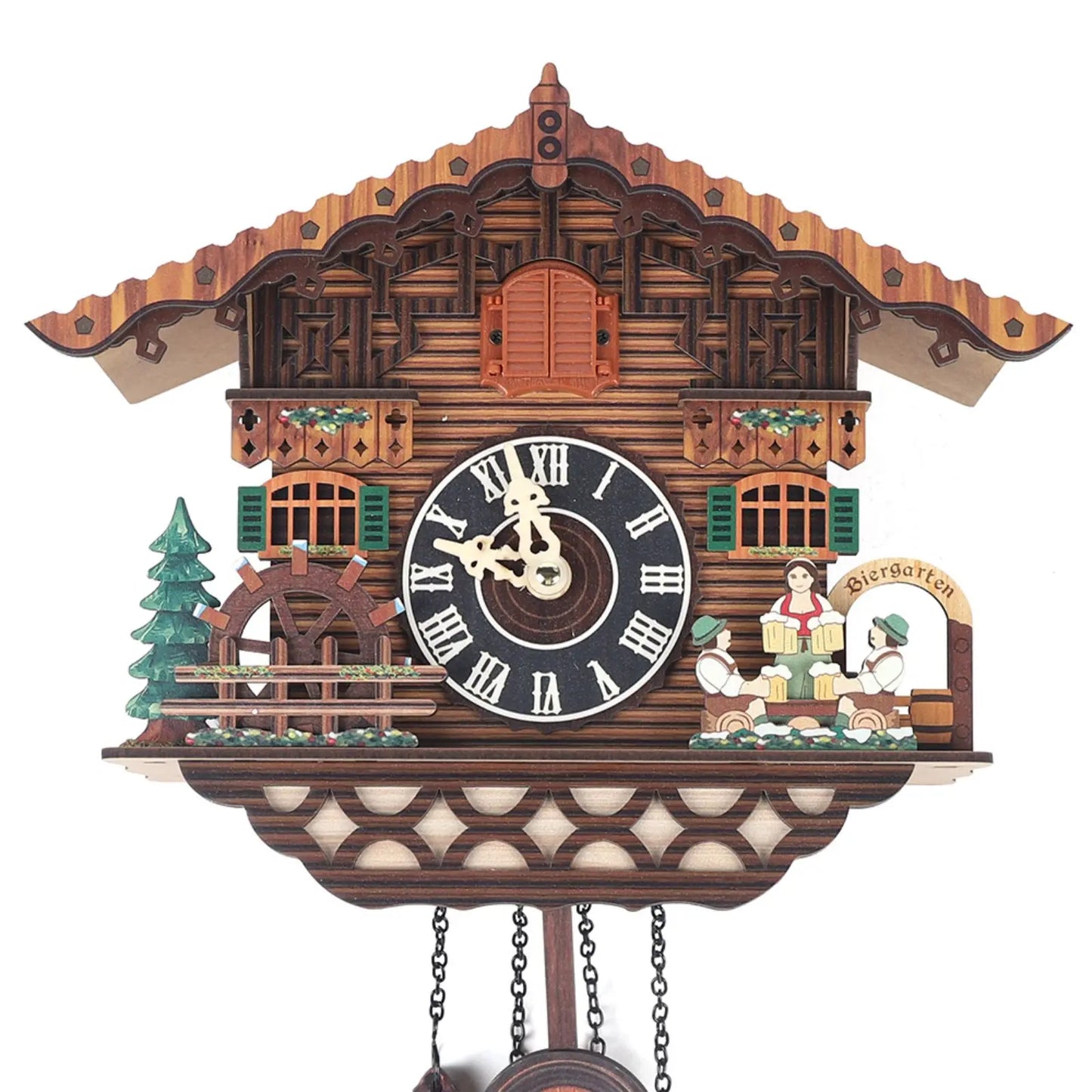 Creative Bird Cuckoo Wall Clock With Swing And Auto Wings