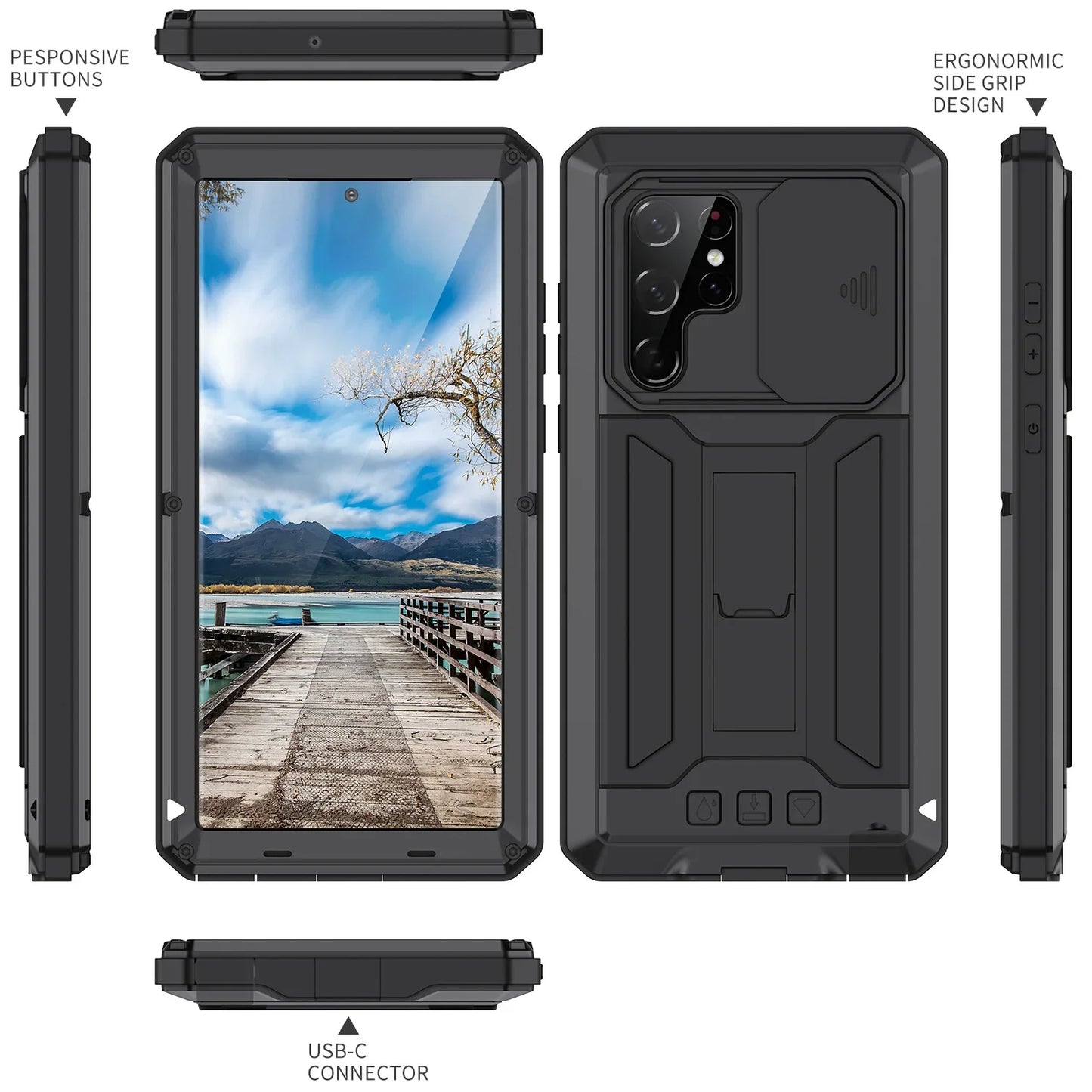 Military Grade Rugged Case For Galaxy S Ultra Plus