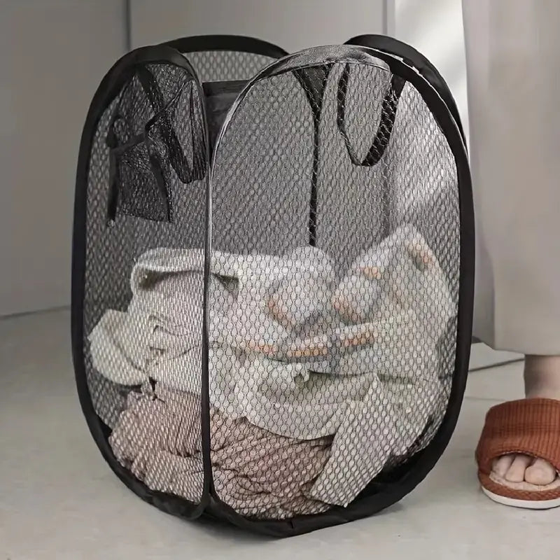 Tianjin Zhejiang Laundry Basket Mesh Foldable Organizer