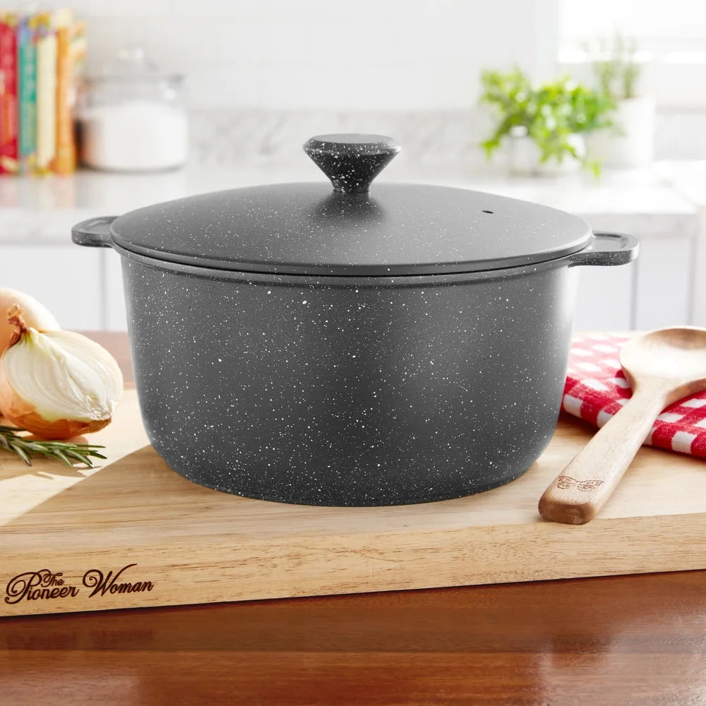 Versatile Nonstick Cast Aluminum Dutch Oven For Stews