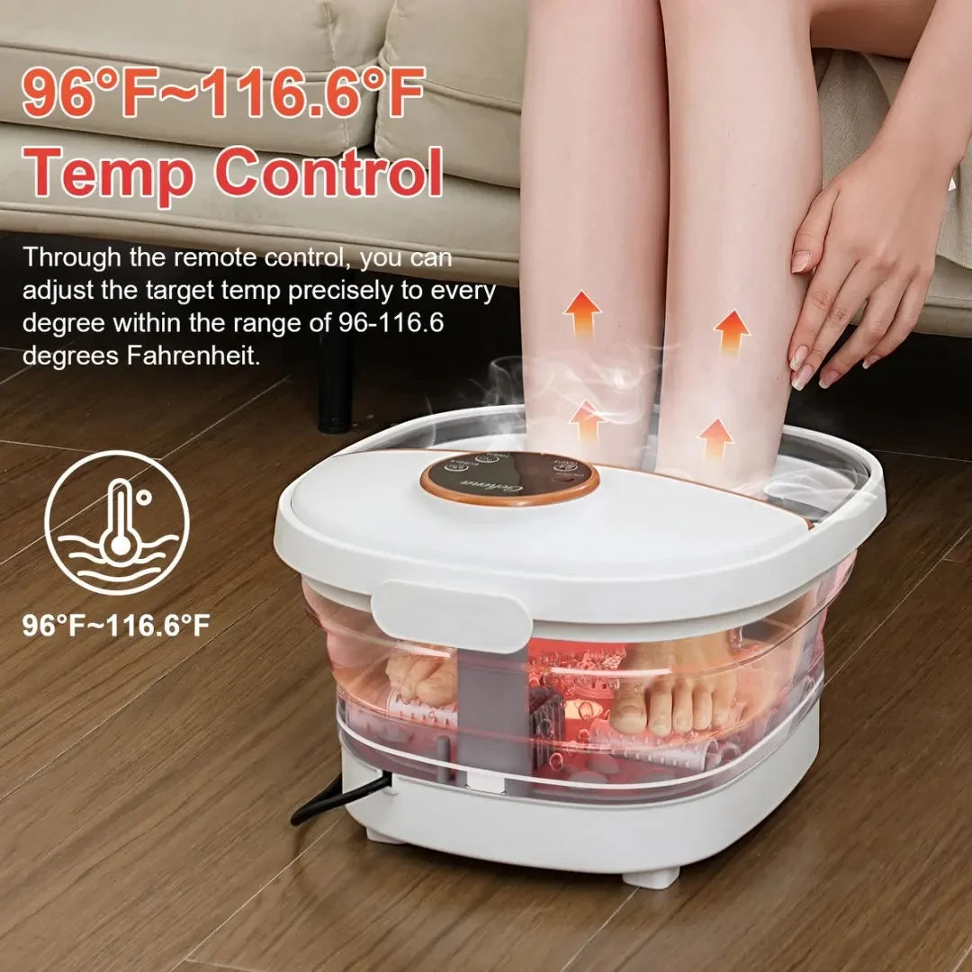 Cover Foot Spa Smart Folding Deep Foot Bath With Heat