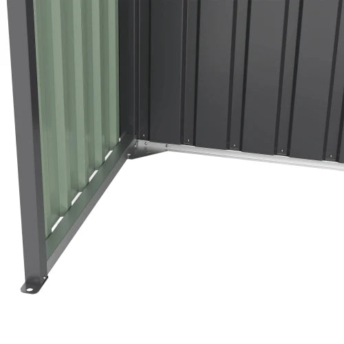 Heavy Duty Metal Outdoor Storage Shed With Lockable Door