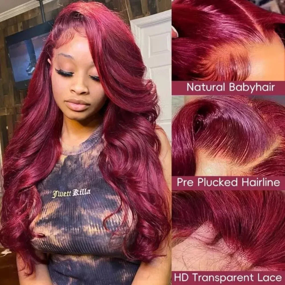 CanaryFly Remy Human Hair Lace Front Wig Body Wave Premium