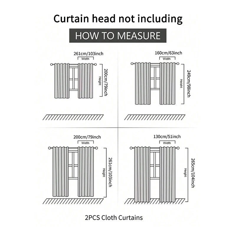 CN Zhejiang Chenille Embroidered Bedroom Curtain 2 Piece Set