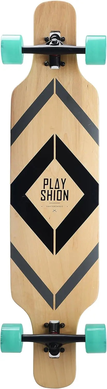 Drop Through Longboard Cruiser for Beginners 250 LBS Capacity