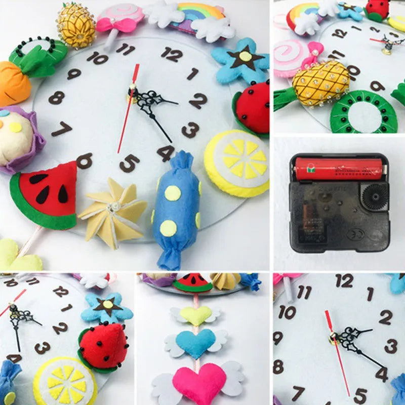 DIY Handmade Felt Marine Clock For Home Decor And Kindergarten