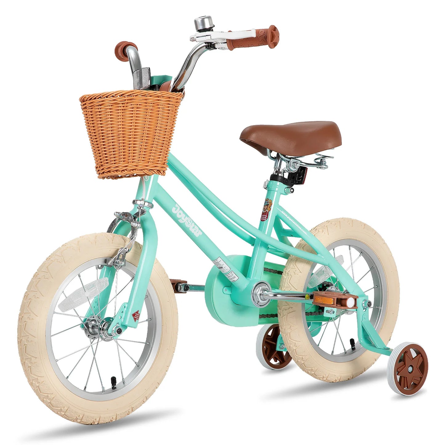 Joystar Kids Bike With Front Basket And Training Wheels