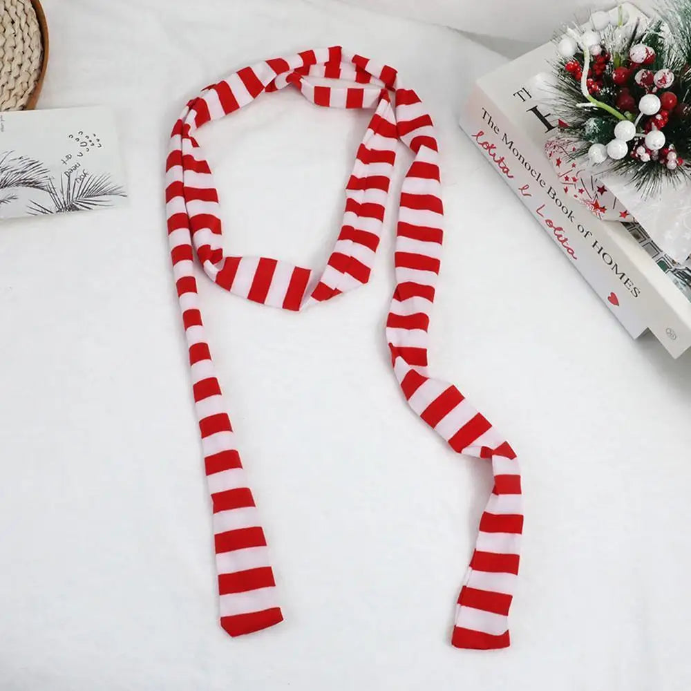 Harajuku Cotton Scarves For Women Stripe Long Neckerchief