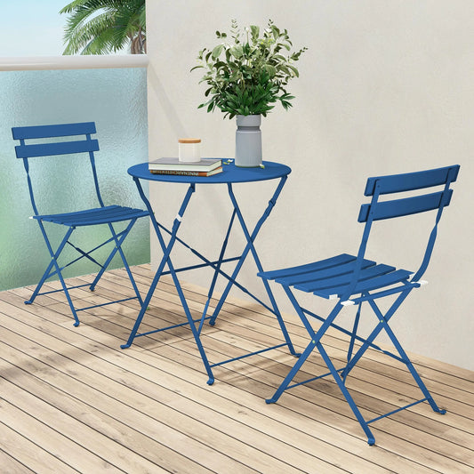Grand Patio Bistro Set Outdoor Folding Table And Chairs
