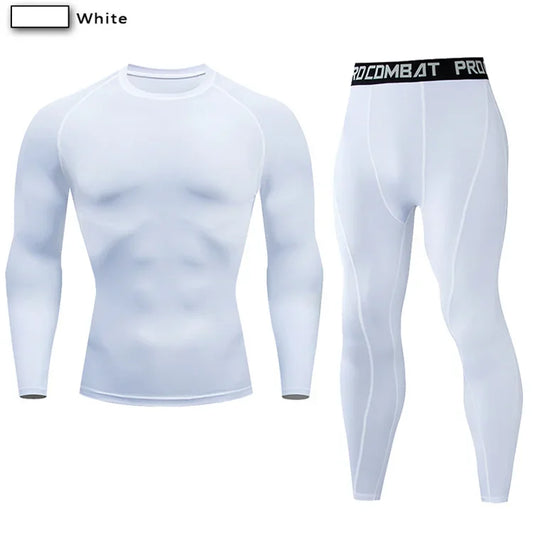 Two Piece Compression Sportswear Set for Training and Yoga