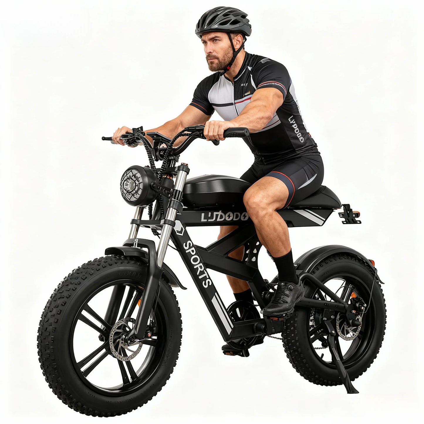 Max Speed AK2 1500W Fat Tire Electric Bike 48V Battery