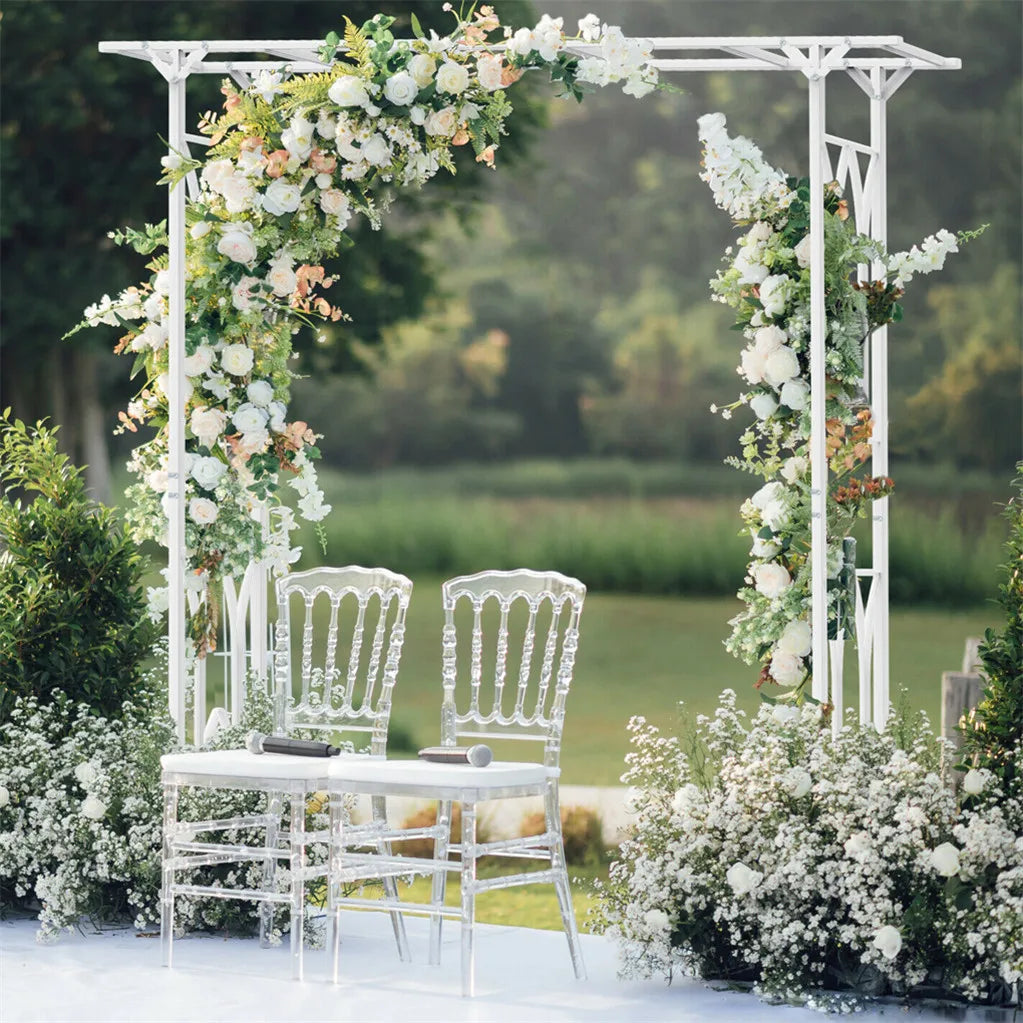 Frame Garden Arch Metal Wedding Arbor Trellis Pergola