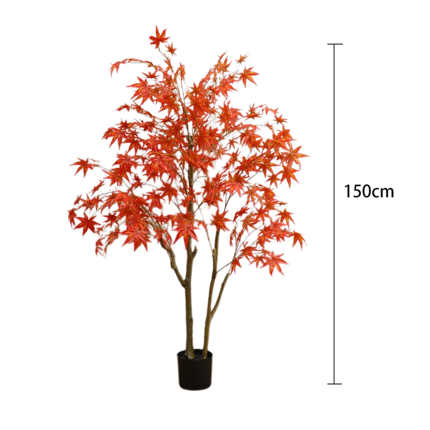 Twister Autumn Maple Artificial Tree In Pot Home Decor