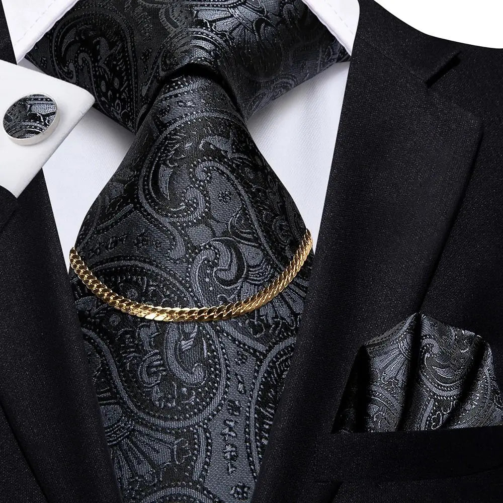 Stainless Steel U-Shaped Tie Clip And Shirt Chain Buckle