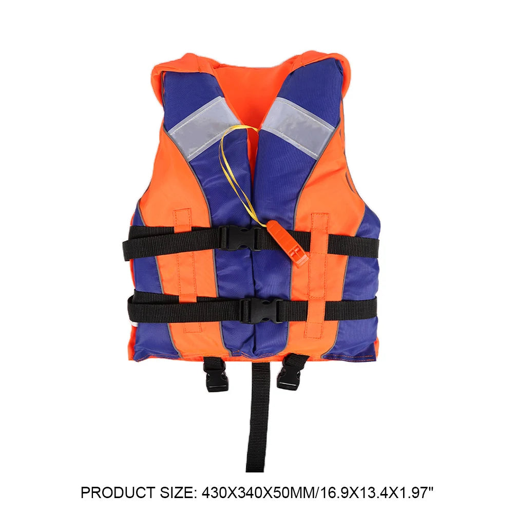 Kids Life Vest With Whistle For Water Sports And Boating