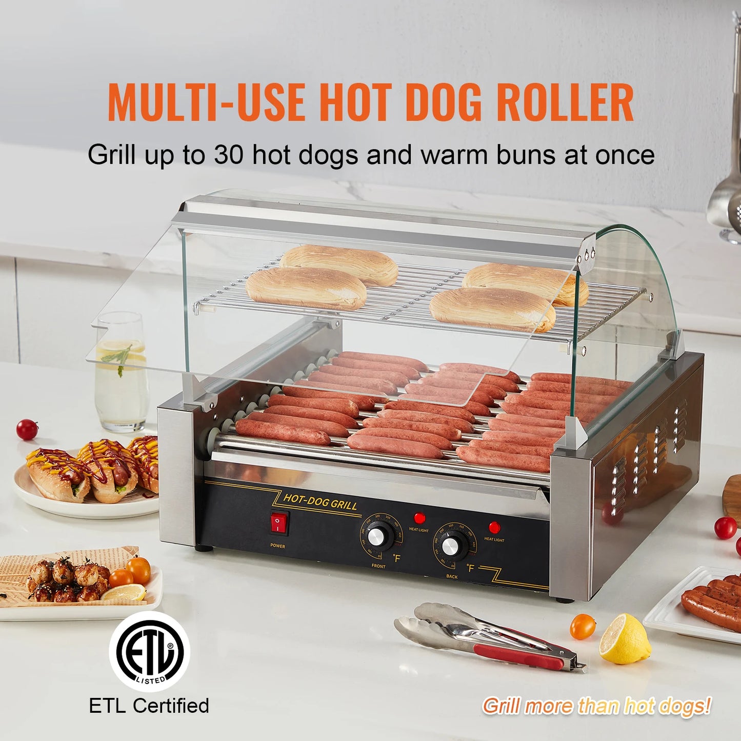 SucceBuy Hot Dog Roller Electric Sausage Maker Commercial Grade