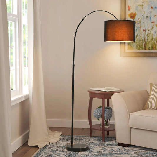 Arc Floor Lamp Modern Tall Floor Lamp With Foot Switch