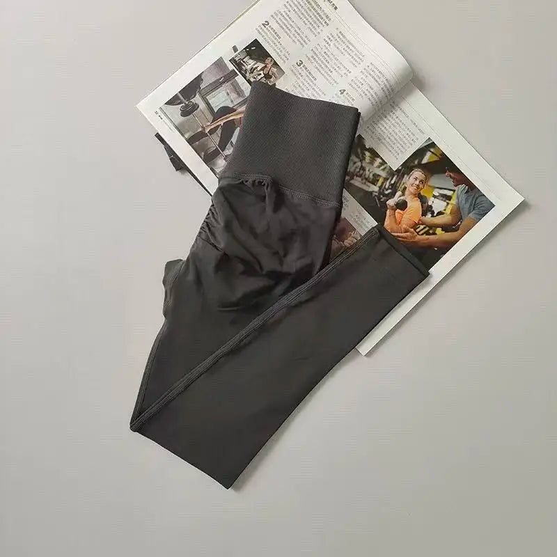 Seamless High Waist Yoga Pants for Running and Gym