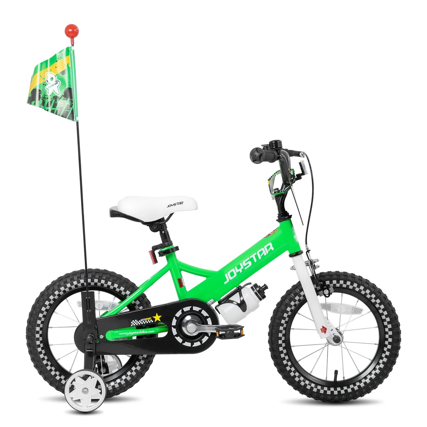 JOYSTAR Kids Bike For Ages 2-7 With Doll Seat Streamers