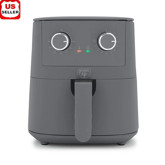 XMSJ Air Fryer Nonstick Ceramic With LED Indicator