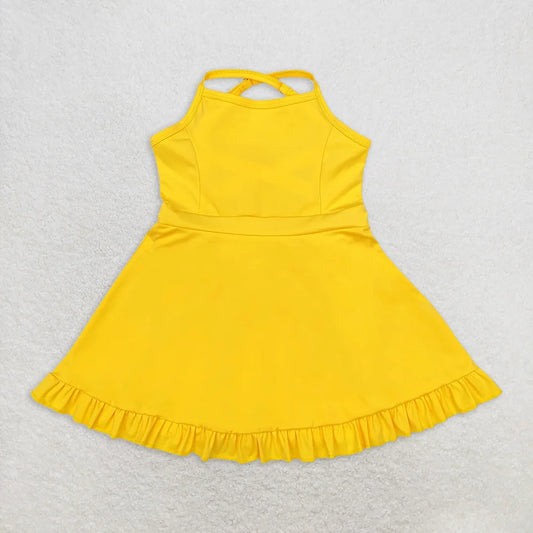 Girls Lightweight Cotton Polyester Active Dress For Everyday Play