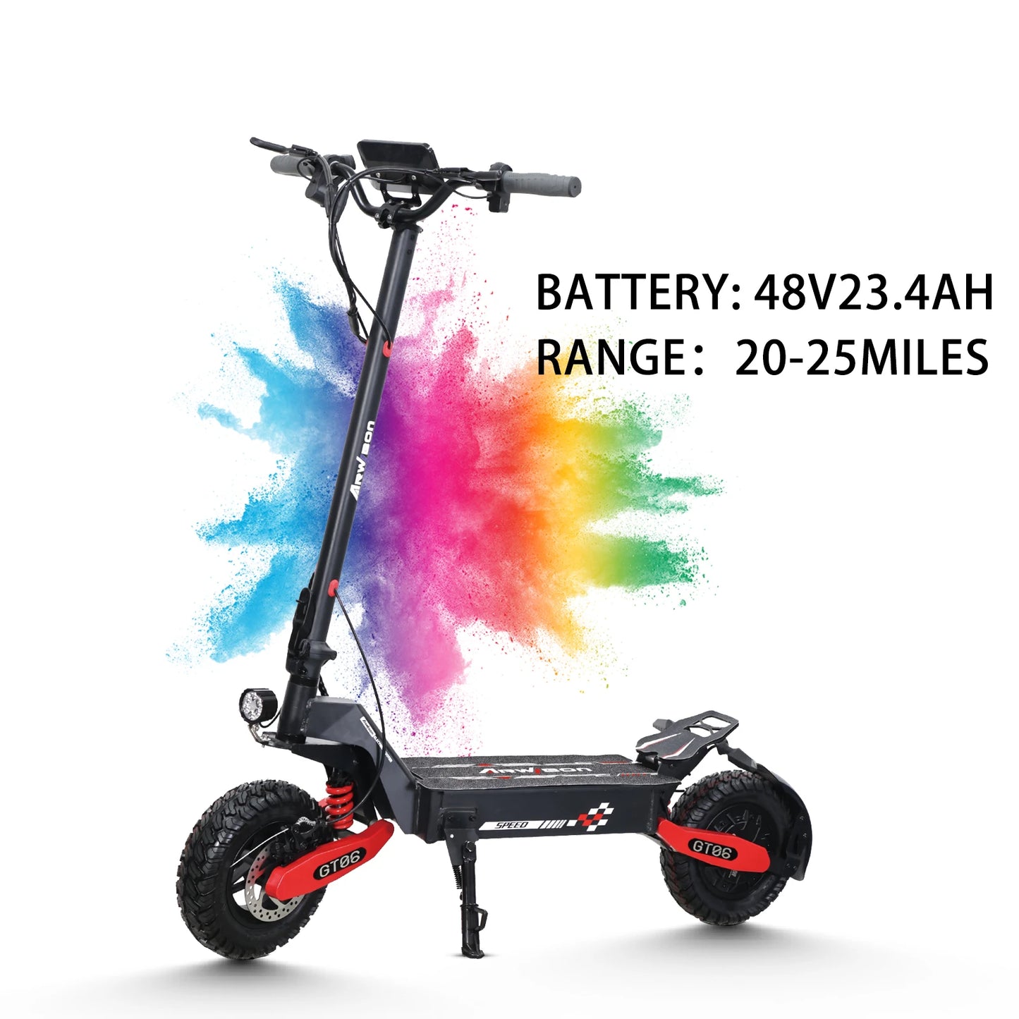 Arwibon GT06 1200W Foldable Electric Scooter For Adults 25MPH