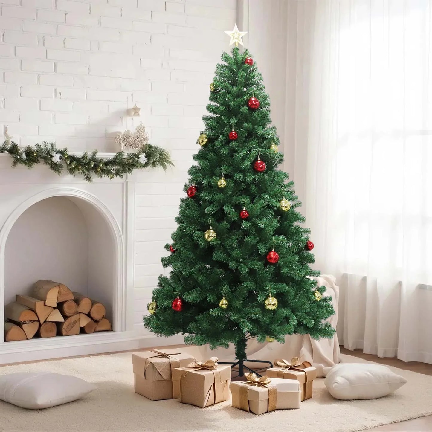 Artificial Christmas Tree With Lights Remote