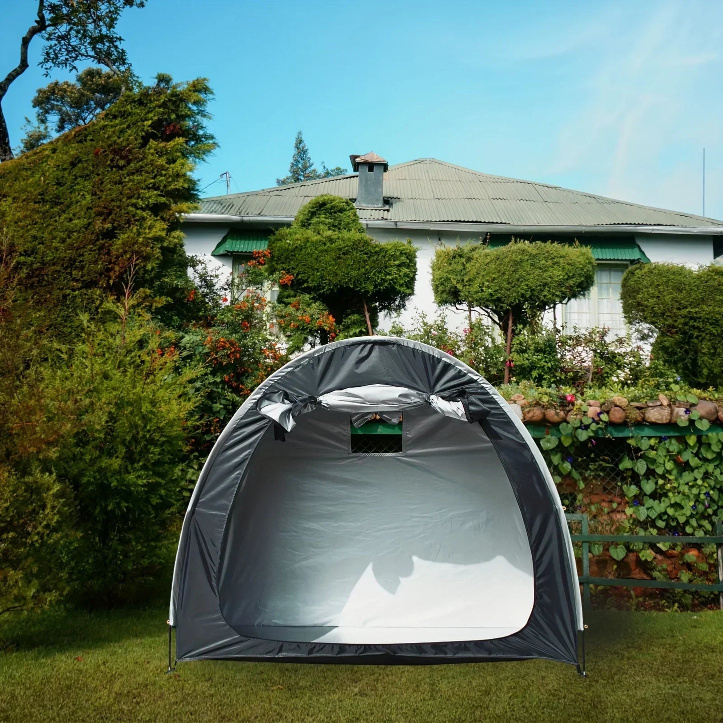 Foldable Waterproof Outdoor Bike Tent Storage Shelter For Road Bicycle