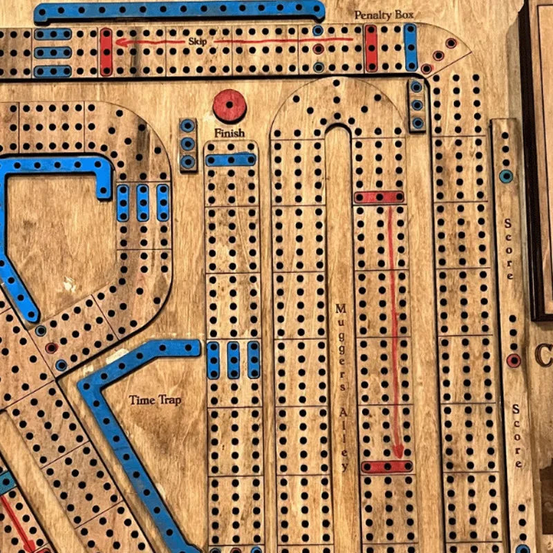 Shunmaii Cribbage Wars Board Game Set With Storage Case