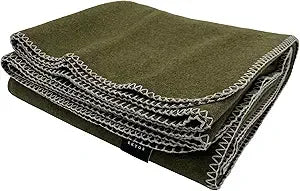 100% Virgin Wool Blanket for Camping and Home Use Premium Quality