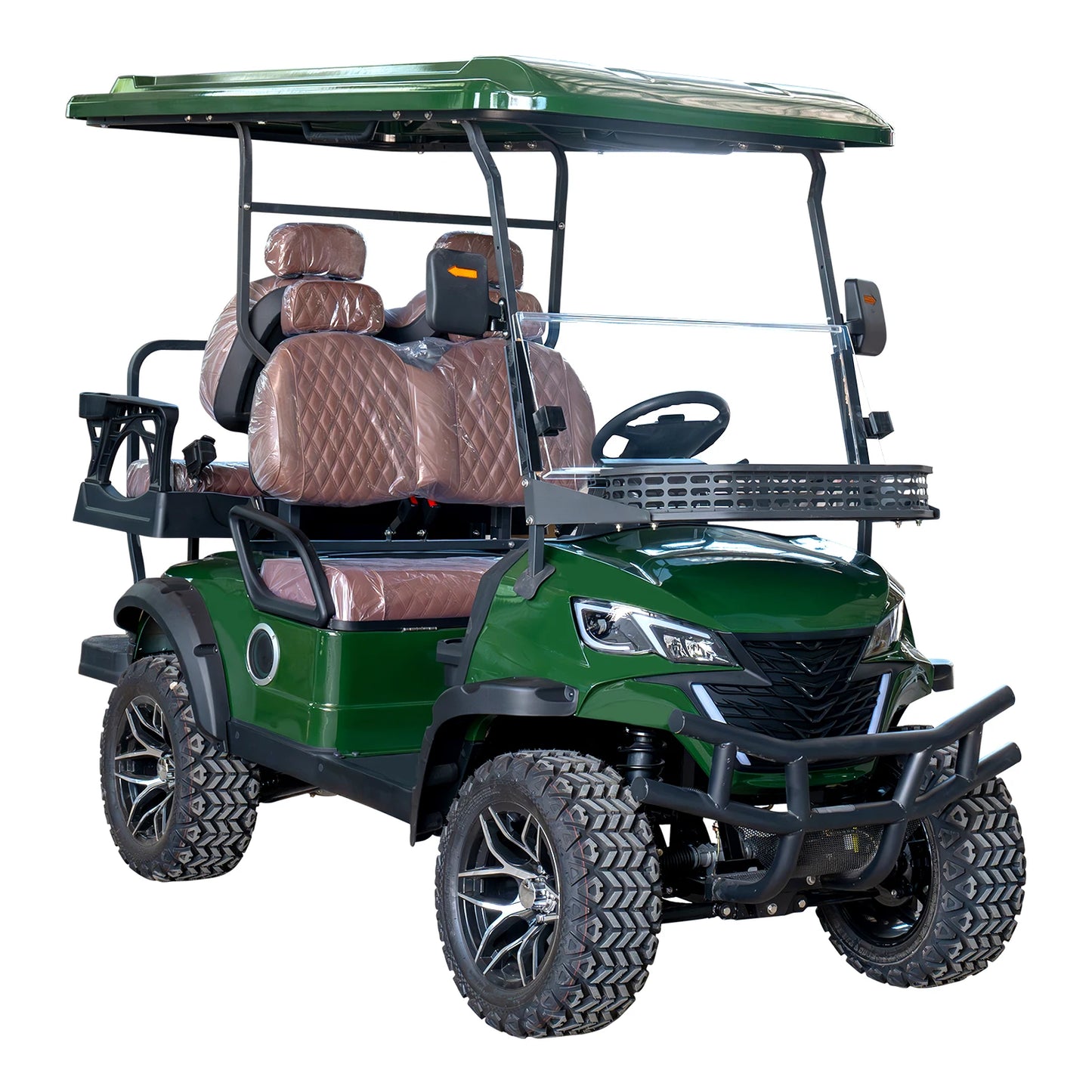4P 60V Electric Golf Cart With 5KW Motor 25 MPH